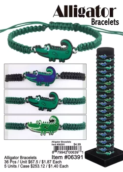 Alligator Bracelets